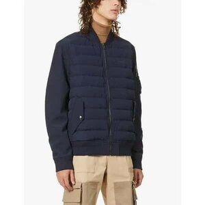 Belstaff Padded Mantle Jacket in Dark Navy